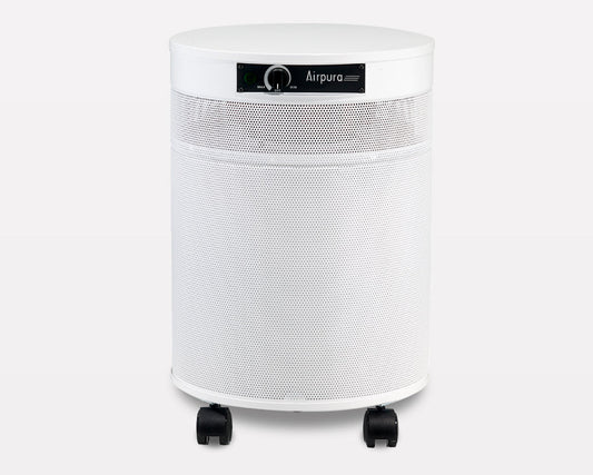 Airpura-branded purifier, front view; exact model unconfirmed.
