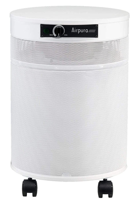 Airpura-branded purifier, front view; exact model unconfirmed.